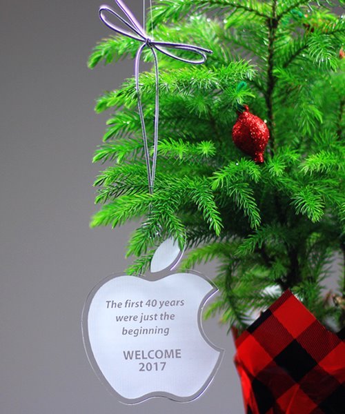 Custom Shaped Acrylic Tree Ornament
