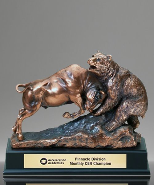 Classic Bull and Bear Sculpture Award
