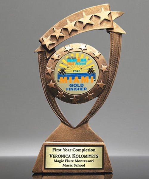 Star Banner Custom Insert Award